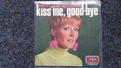 Petula Clark - Kisse me, goodbye 7'' Single SUNG IN Italian