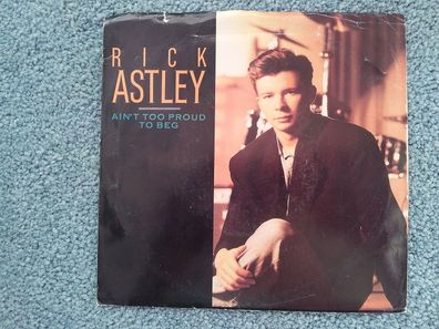Rick Astley - Ain't too proud to beg US 7'' Single PWL