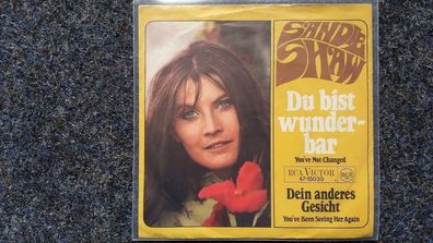 Sandie Shaw - Du bist wunderbar 7'' Single SUNG IN GERMAN