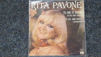 Rita Pavone - Yo, que te quiero 7'' Single SUNG IN Spanish