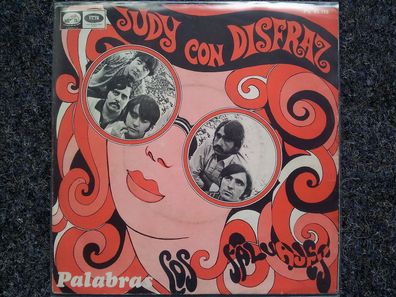 Los Salvajes - Judy con disfraz (Judy in disguise) 7'' Single Spain