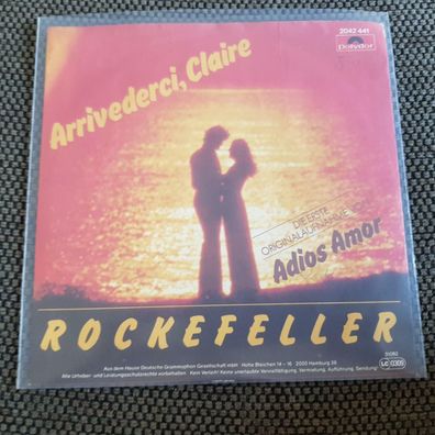 Rockefeller - Arrivederci Claire/ Adios Amor 7'' Single/ Andy Borg Original