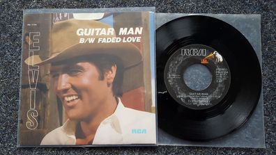 Elvis Presley - Guitar man/ Faded love US 7'' Single