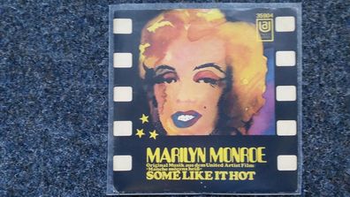 Marilyn Monroe - Some like it hot/ Melina Mercouri - Never on Sunday 7'' Single