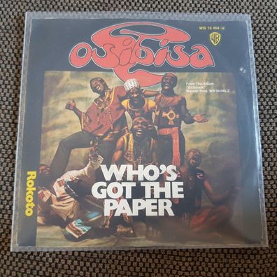 Osibisa - Who's got the paper 7'' Single Germany
