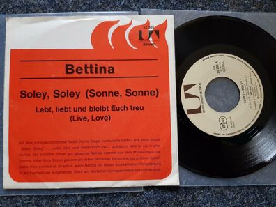 Bettina - Soley, Soley/ Sonne, Sonne 7'' Single/ CV Middle of the Road
