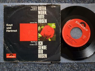 Knut und Hartmut - Roter Mohn, rote Rosen 7'' Single