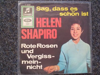 Helen Shapiro - Sag, dass es schön ist 7'' Single SUNG IN GERMAN