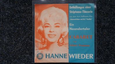 Hanne Wieder - Enthüllungen einer Striptease-Tänzerin 7'' Single