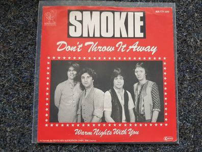 Smokie/ Chris Norman - Don't throw it away 7'' Single Holland