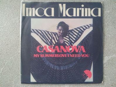 Imca Marina - Casanova/ My summerlove I need you 7'' Single SUNG IN English