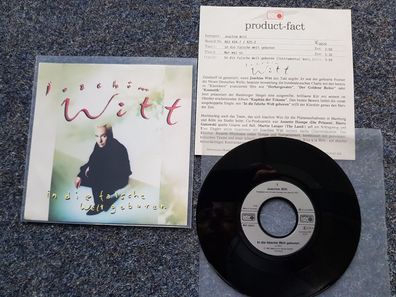 Joachim Witt - In die falsche Welt geboren 7'' Vinyl Single WITH PROMO FACTS
