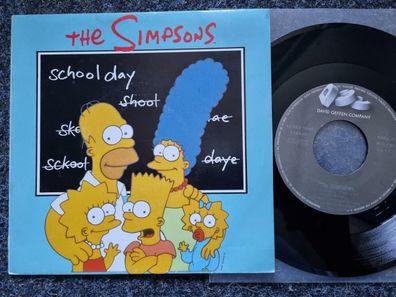 The Simpsons - School day 7'' Single SPAIN