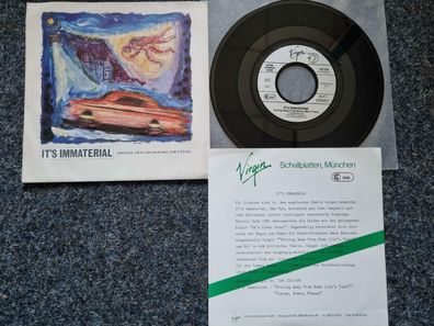 It's Immaterial - Driving away from home 7'' Single Germany WITH PROMO FACTS