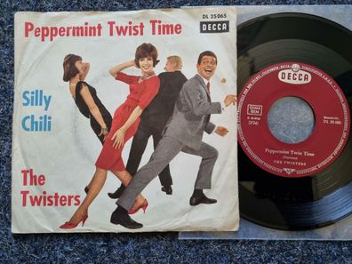 The Twisters - Peppermint Twist Time/ Silly Chilli 7'' Single