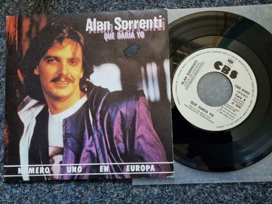Alan Sorrenti - Que daria yo 7'' Single SUNG IN Spanish Eurovision PROMO