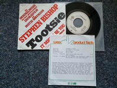 Stephen Bishop - Tootsie OST 7'' Single Germany WITH PROMO FACTS