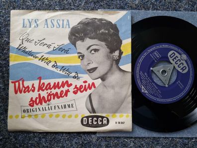 Lys Assia - Was kann schöner sein 7'' Single/ CV Doris Day - Que sera sera