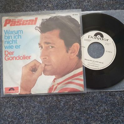 Jean-Claude Pascal - Warum bin ich nicht wie er 7'' Single PROMO