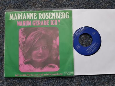 Marianne Rosenberg - Warum gerade ich 7'' Single NL Different COVER