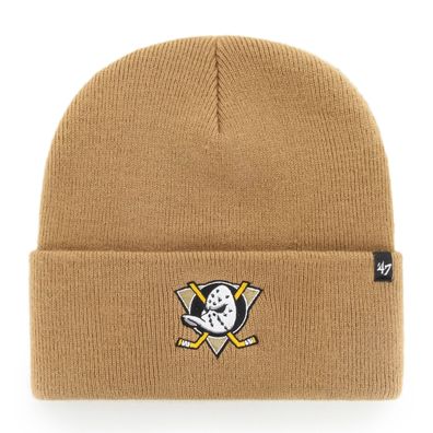 NHL Anaheim Mighty Ducks Wollmütze Mütze Haymaker 196505462600 Camel Beanie Hat