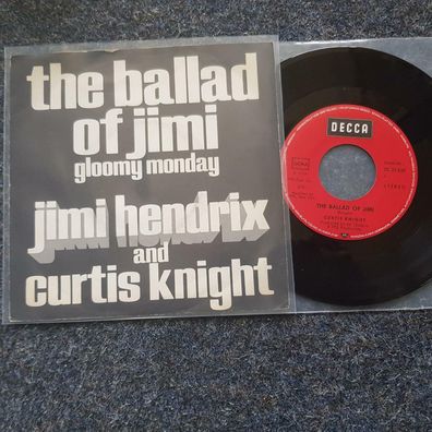 Jimi Hendrix & Curtis Knight - The ballad of Jimi/ Gloomy Monday 7'' Single