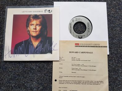 Howard Carpendale - Let's say goodbye 7'' Single MIT PROMO FACTS