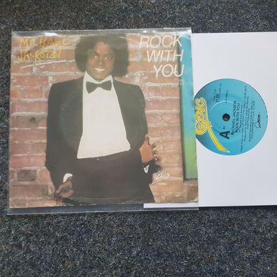 Michael Jackson - Rock with you 7'' Single Australia Different COVER