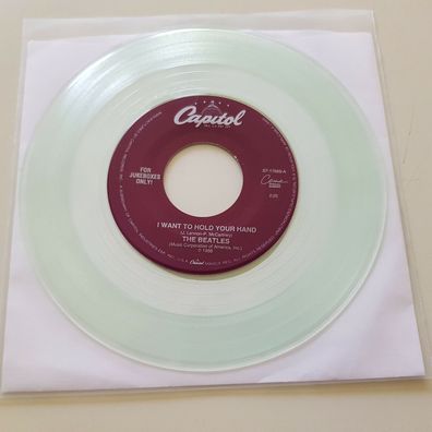 The Beatles - I want to hold your hand 7'' Single Coloured VINYL