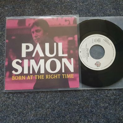 Paul Simon - Born at the right time 7'' Single SPAIN PROMO