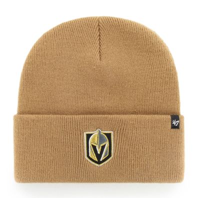 NHL Vegas Golden Knights Wollmütze Mütze Haymaker 196505462617 Camel Beanie Hat