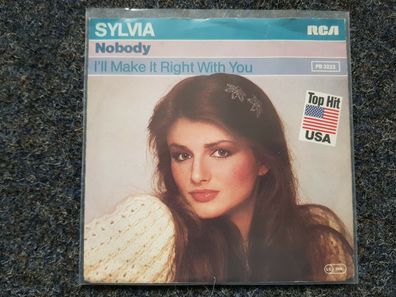 Sylvia - Nobody/ I'll make it right with you 7'' Single Germany