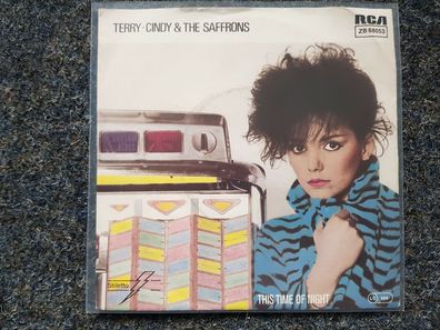 Cindy & the Saffrons - Terry/ This time of night 7'' Single Germany