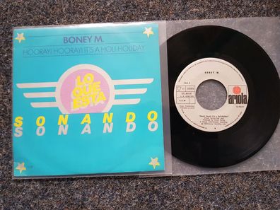 Boney M. - Hooray! It's a holi-holiday 7'' Single SPAIN PROMO