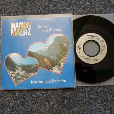 Marion Maerz - Es war im Zillertal 7'' Single