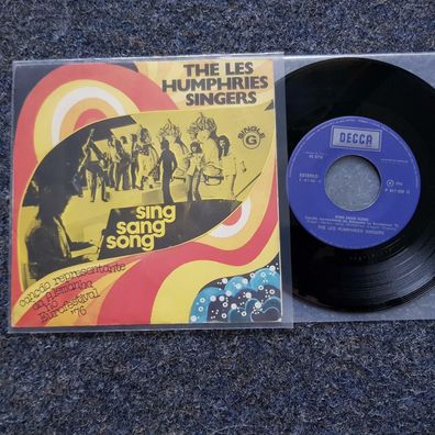 The Les Humphries Singers - Sing sang song 7'' Portugal SUNG IN English