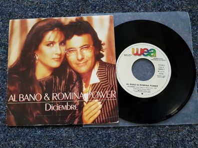 Al Bano & Romina Power - Diciembre 7'' Single PROMO SUNG IN Spanish