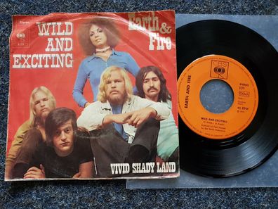 Earth & Fire - Wild and exciting 7'' Single Germany