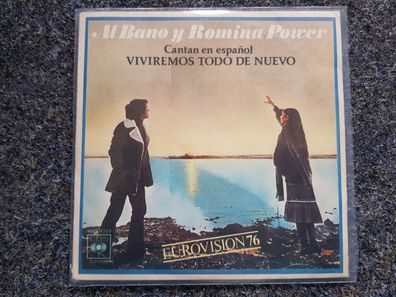 Al Bano y Romina Power - Viviremos todo de nuevo 7'' Single SUNG IN Spanish