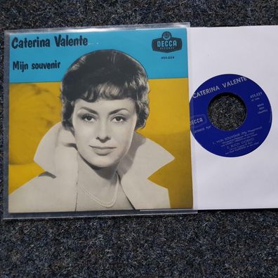 Caterina Valente - Mijn souvenir 7'' EP Single SUNG IN Flemish/ DUTCH