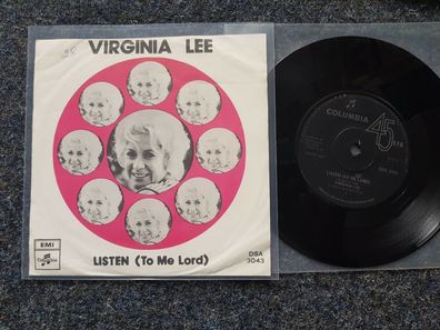 Virginia Lee - Listen to me Lord/ Rainbow Rainbow 7'' Single
