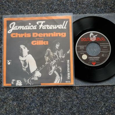 Chis Denning featuring Gilla - Jamaica farewell 7'' Single