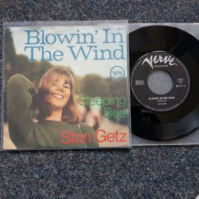 Stan Getz - Blowin' in the wind 7'' Single/ Bob Dylan