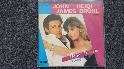 John James [Denver Clan/ Dynasty] & Heidi Brühl - This time 7'' Single Germany