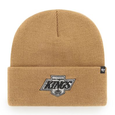 NHL Los Angeles Kings Wollmütze Mütze Haymaker Camel Knit 196505462631 Beanie Hat