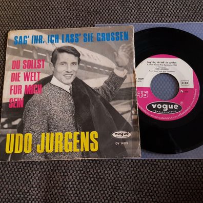 Udo Jürgens - Sag' ihr, ich lass sie grüssen 7'' Single
