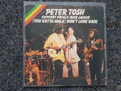 Peter Tosh & Mick Jagger - Don't look back 7'' Single