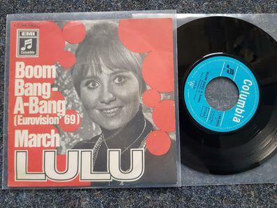 Lulu - Boom Bang-a-bang 7'' Single Germany Eurovision SONG Contest 1969