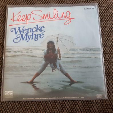 Wencke Myhre - Keep smiling/ Was wird sein 7'' Single/ Al Bano & Romina Power
