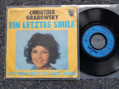 Christina Grabowsky - Ein letztes Smile 7'' Single/ CV Pussycat